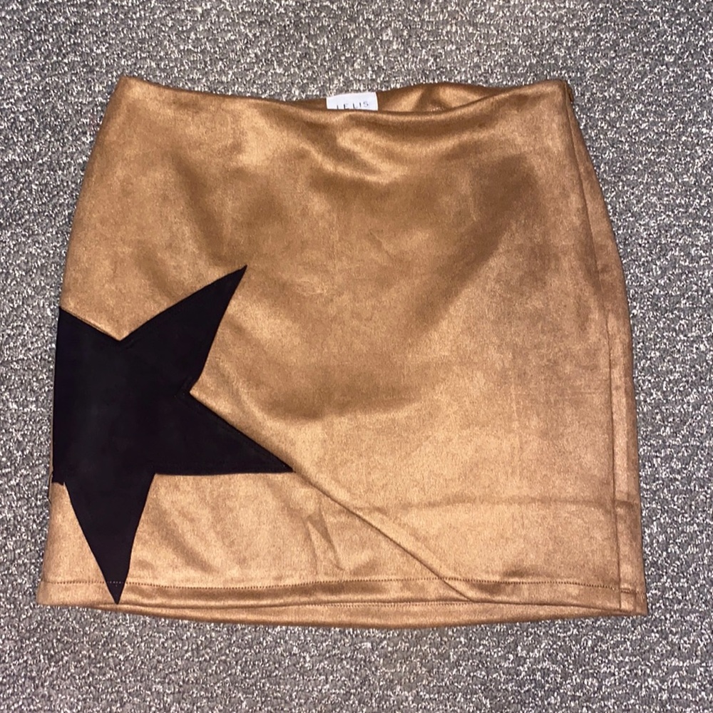 Light brown star skirt